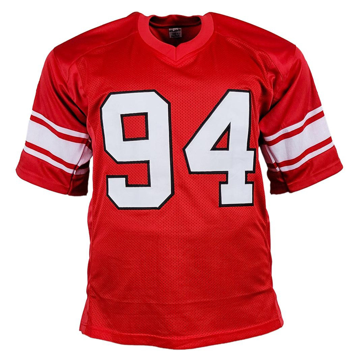 Randy White Signed CHOF 94 Inscription Maryland Red Football Randy White Signed CHOF 94 Inscription Maryland Red Football