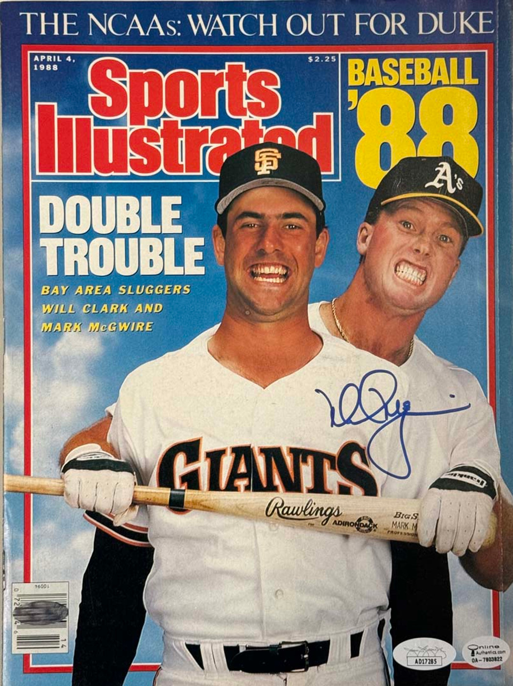 Mark McGwire Signed Sports Illustrated 4/4/1998 Issue (JSA) -