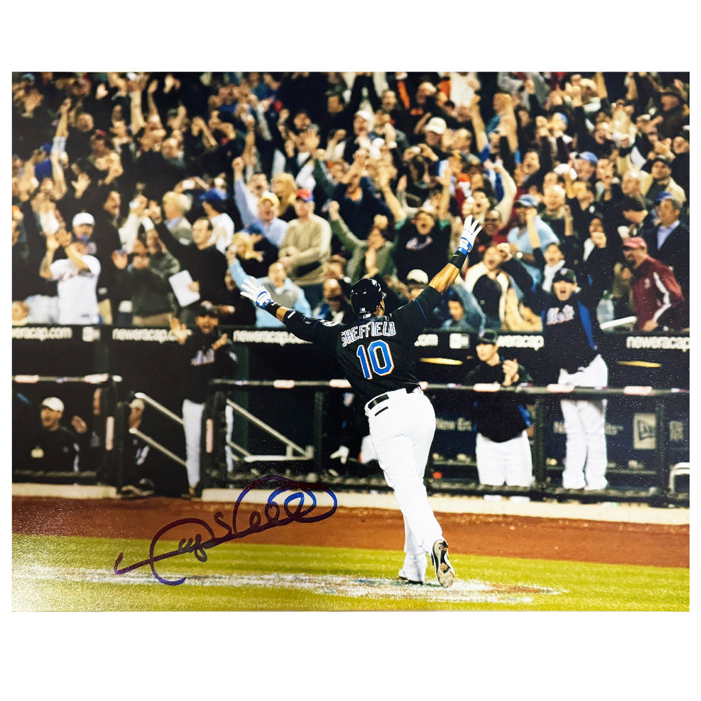 Gary Sheffield Signed New York Pose 2 Baseball 8x10 Photo (JSA)