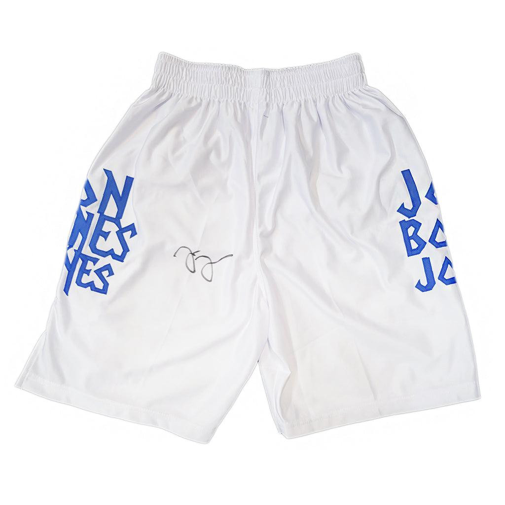Jon "Bones" Jones Signed White MMA Fighting Trunks (JSA)