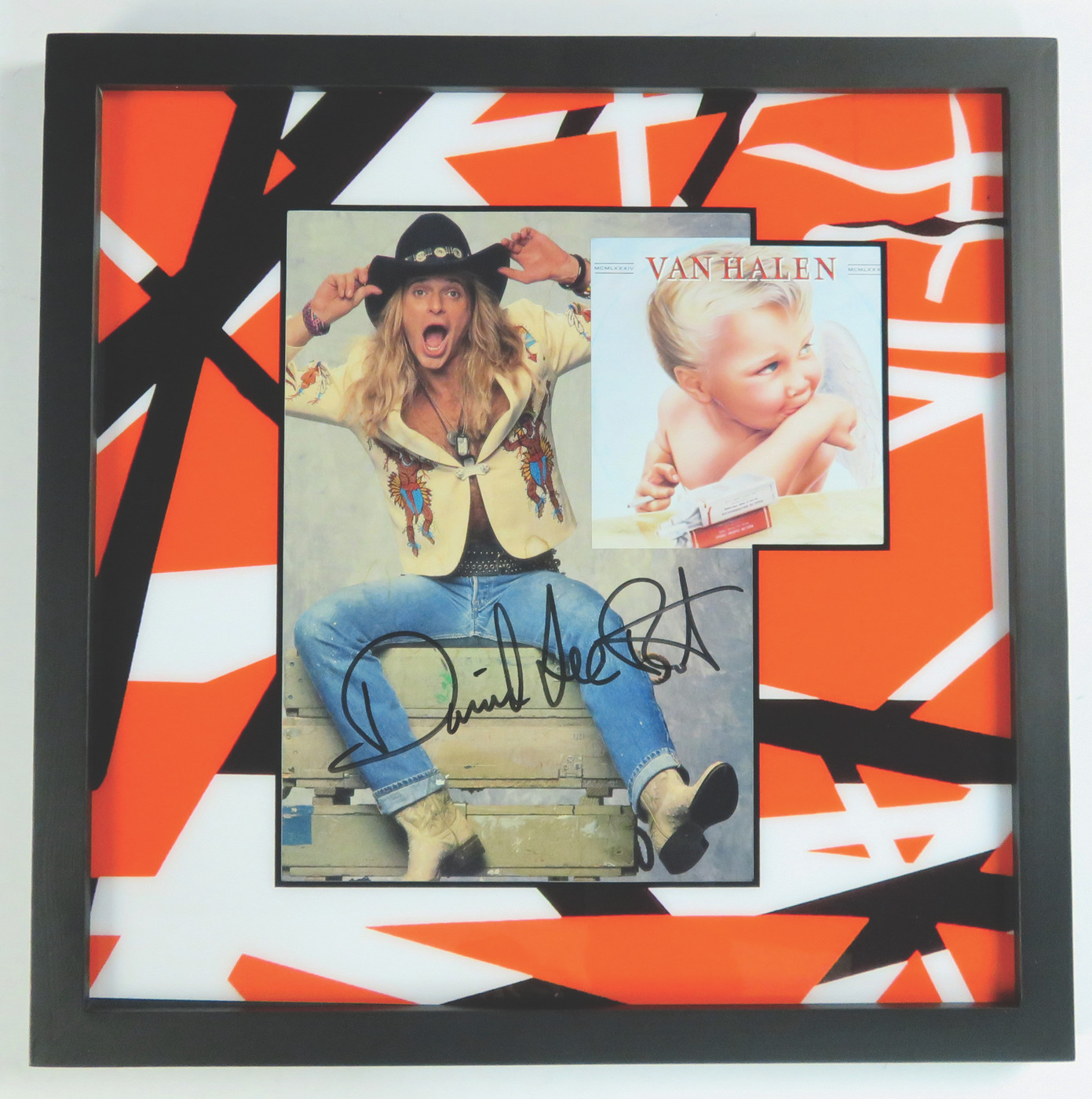 Van Halen Signed Display
