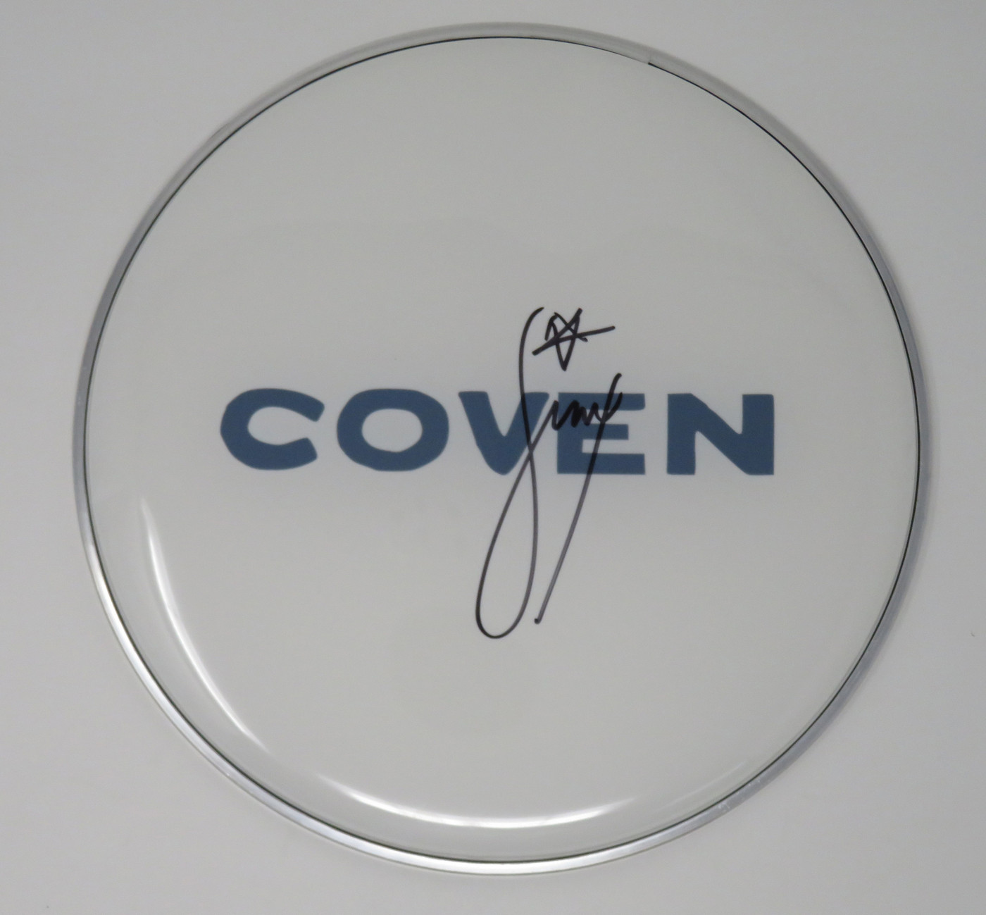 Coven Signed Drumhead QQ34934