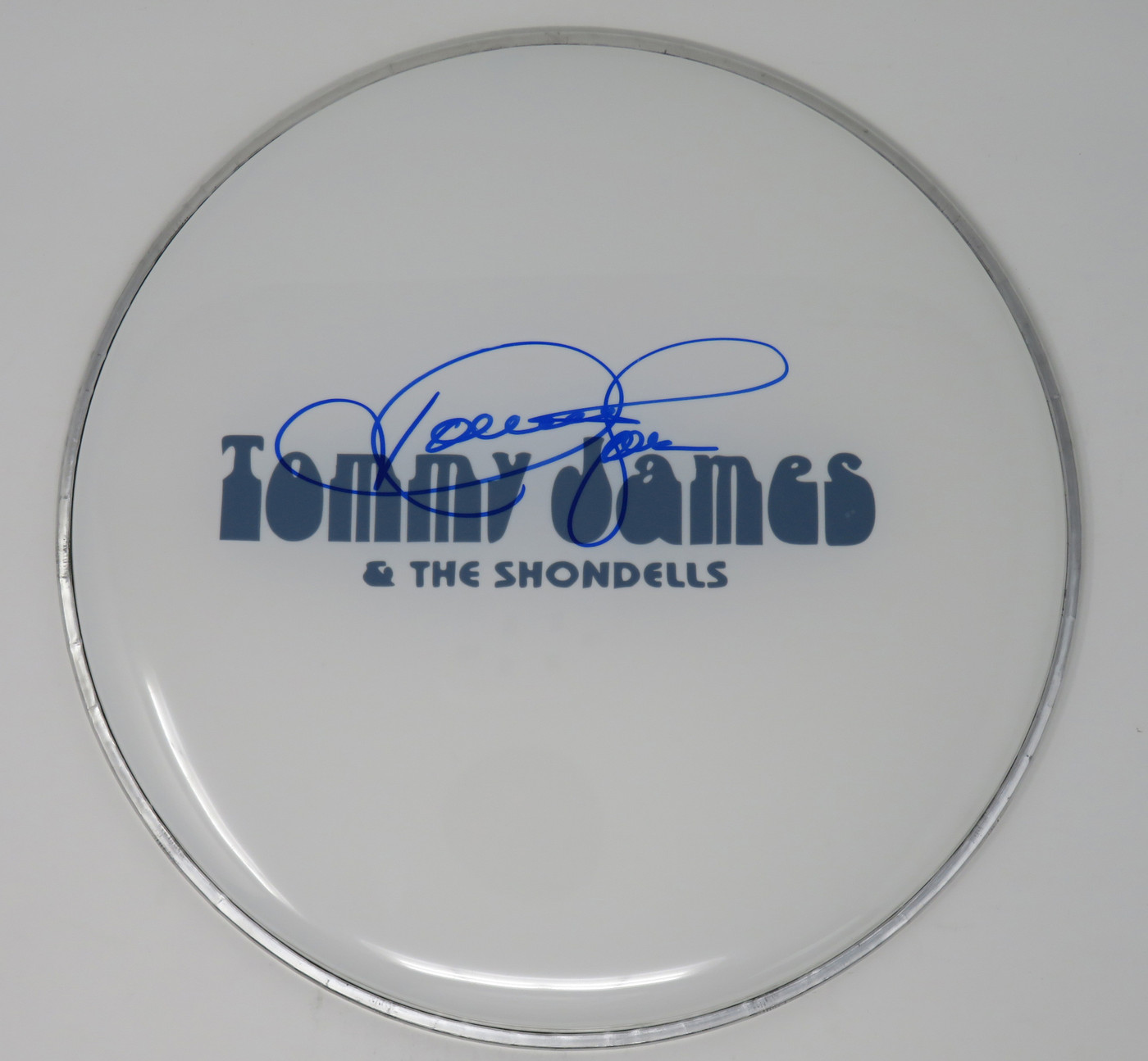 Tommy James & The Shondells Signed Drumhead LH-FF67810
