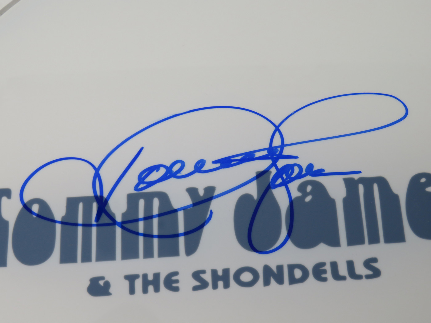 Tommy James & The Shondells Signed Drumhead LH-FF67810