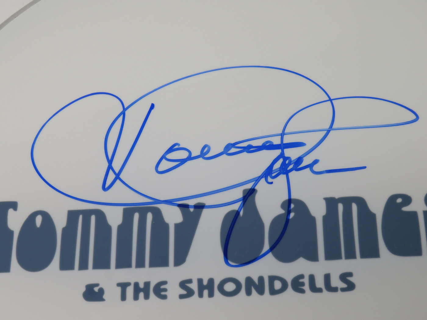 Tommy James & The Shondells Signed Drumhead LH-FF67995