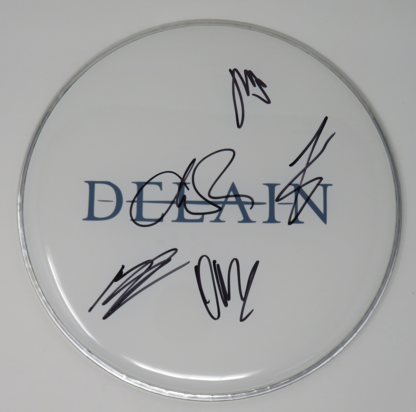 Delain Signed Drumhead QQ34964