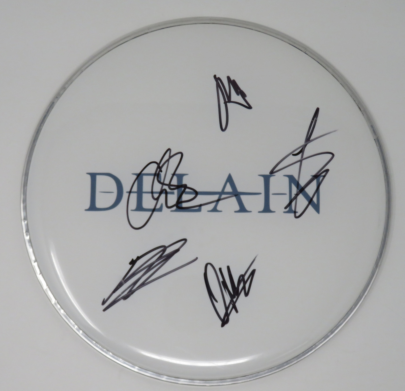 Delain Signed Drumhead QQ34965