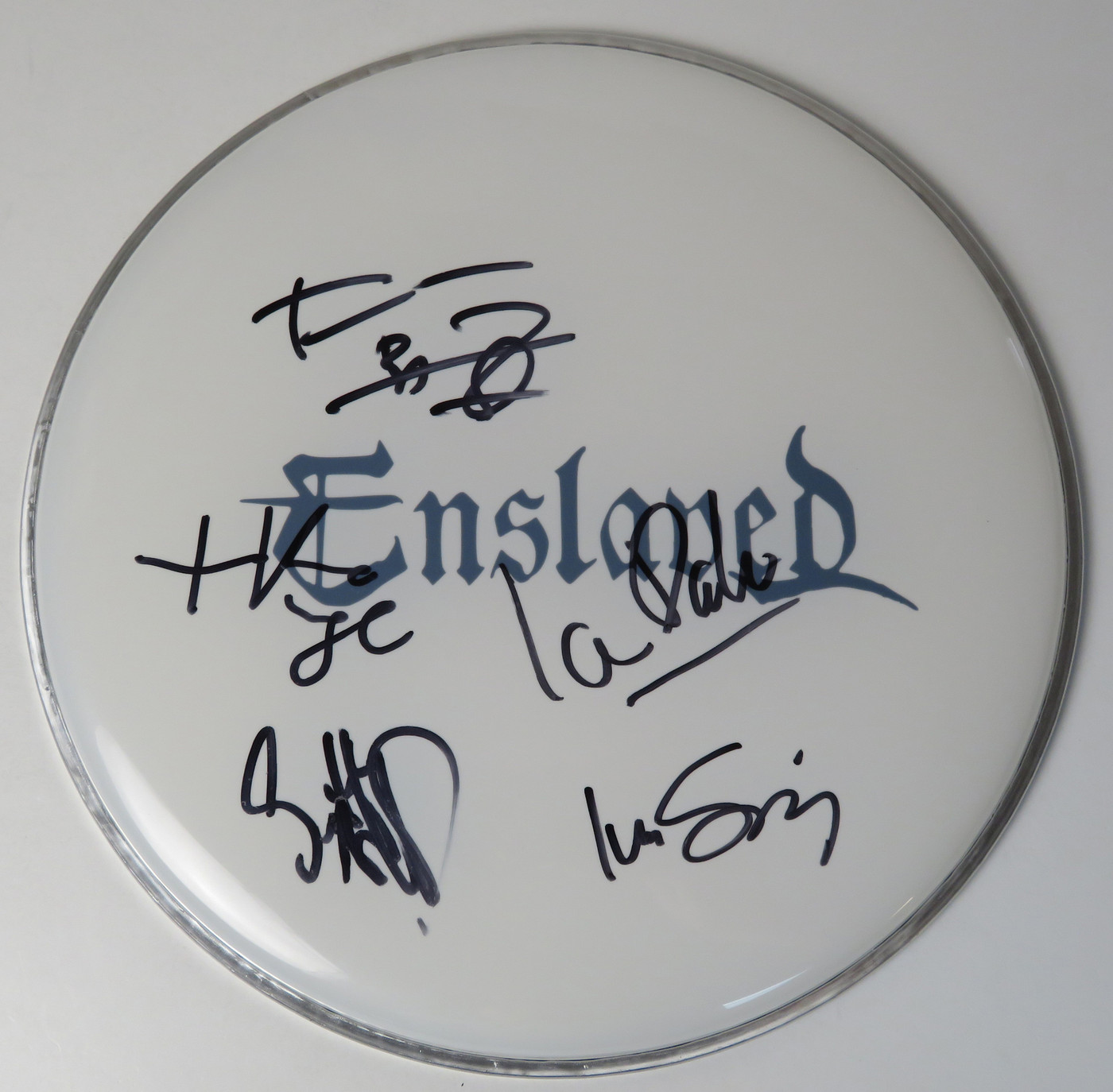 Enslaved Signed Drumhead FF52082