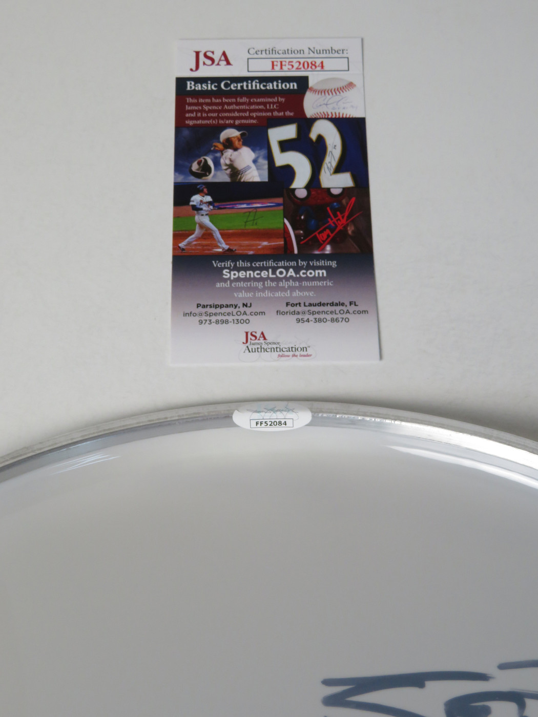 Enslaved Signed Drumhead