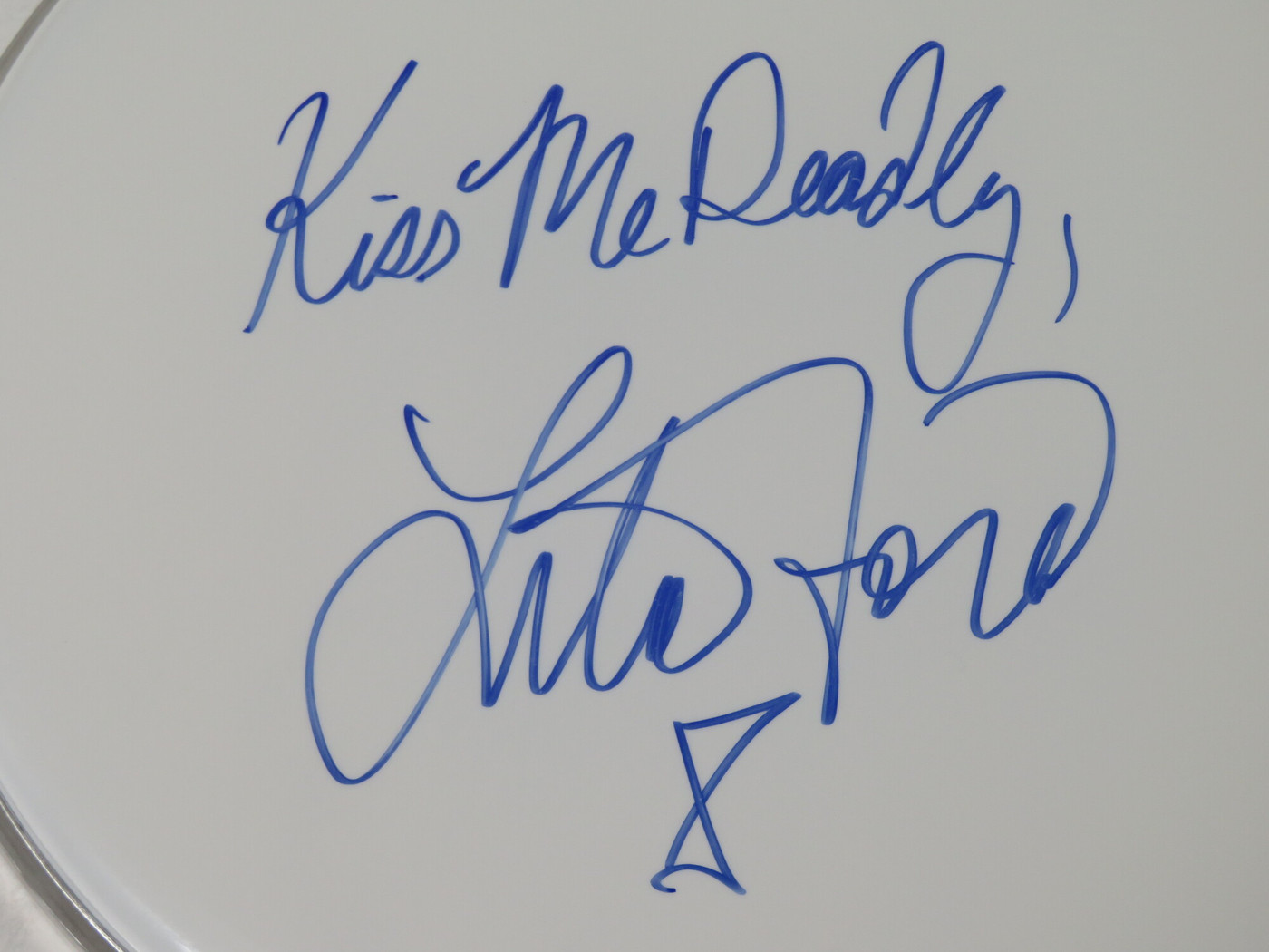 Lita Ford Signed Drumhead LH-RR58868