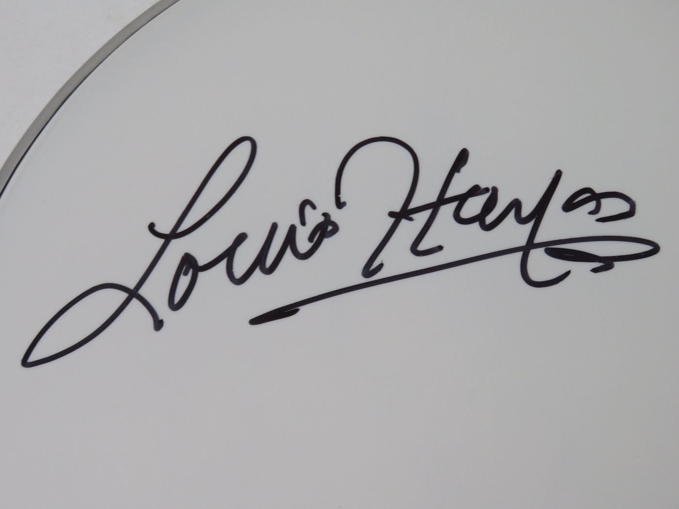 Louis Hayes Signed Drumhead