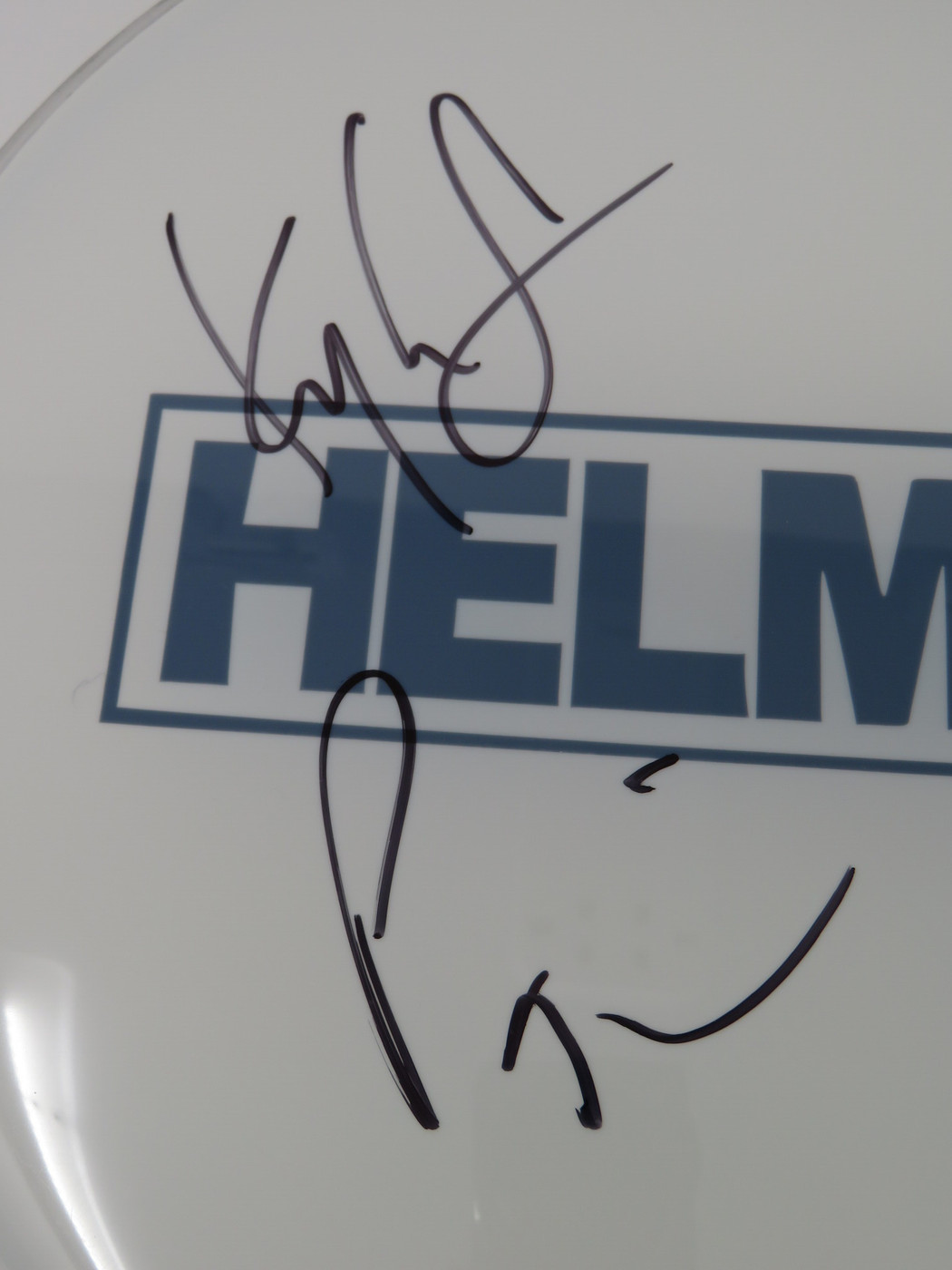 Helmet Signed Drumhead LH-RR59340