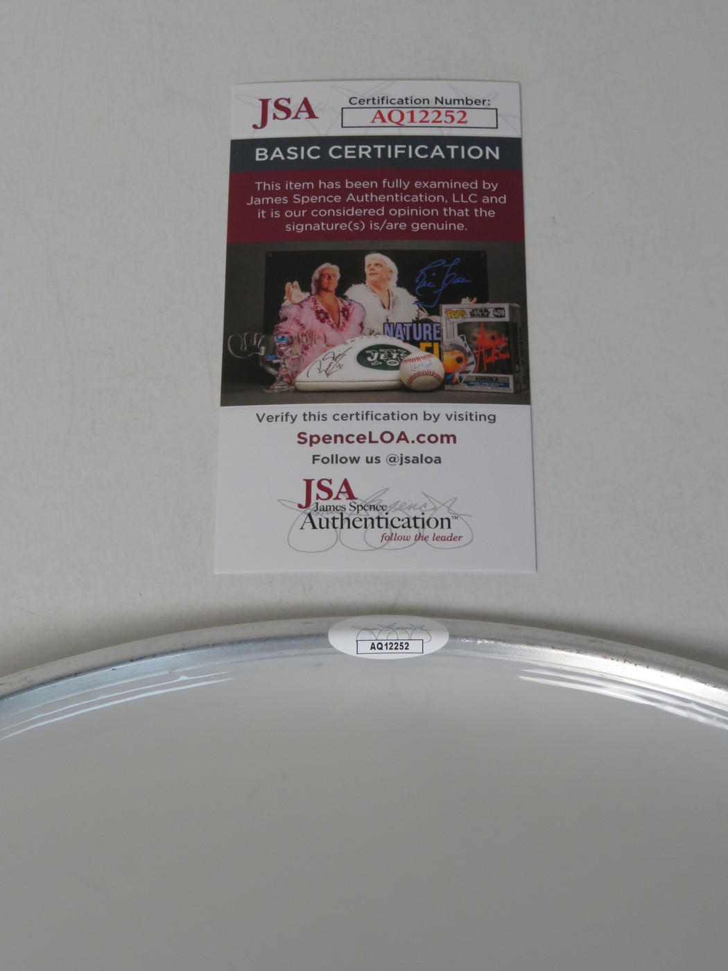 Bun E. Carlos Signed Drumhead AQ12252