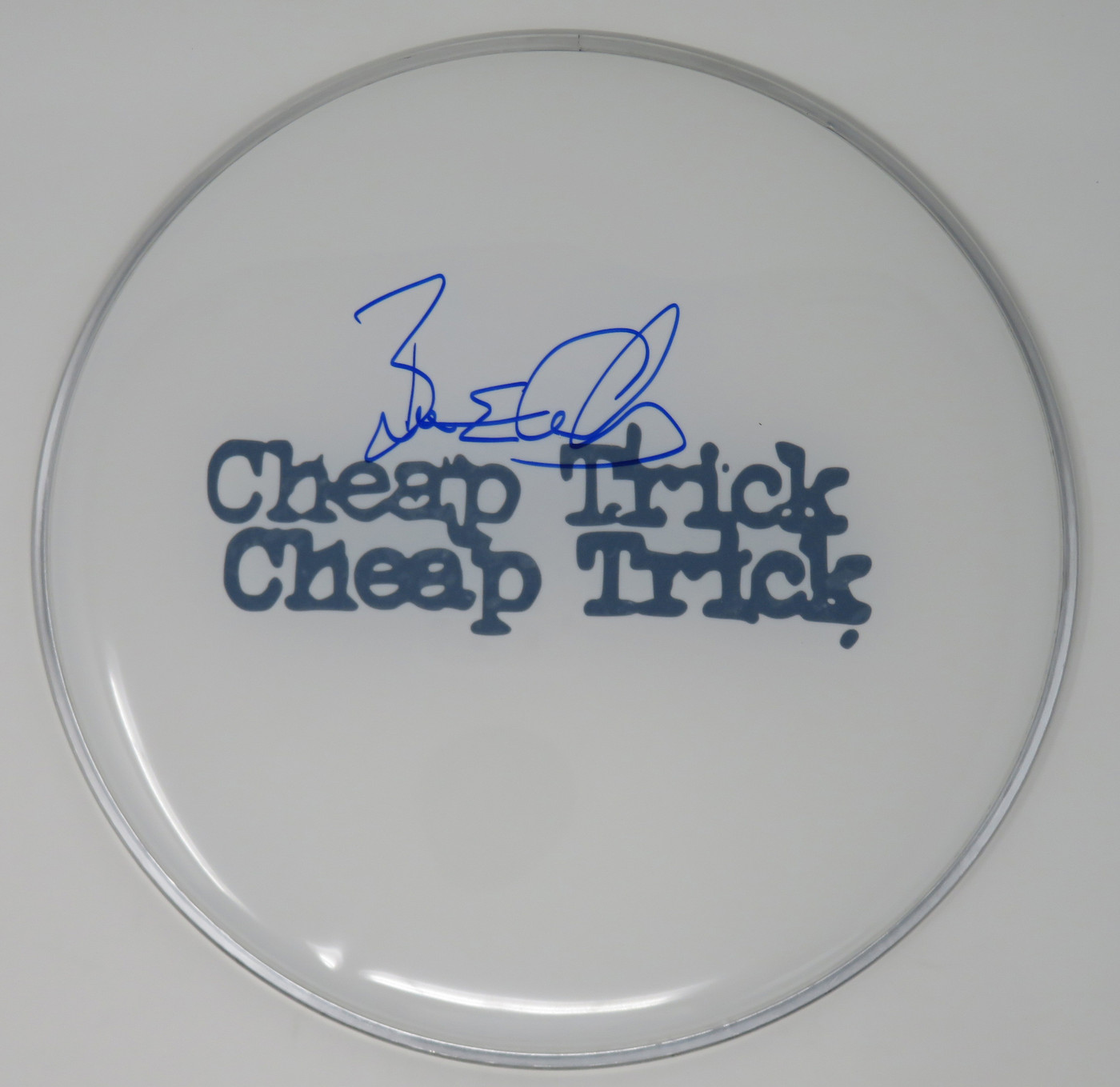 Cheap Trick Signed Drumhead AQ60392