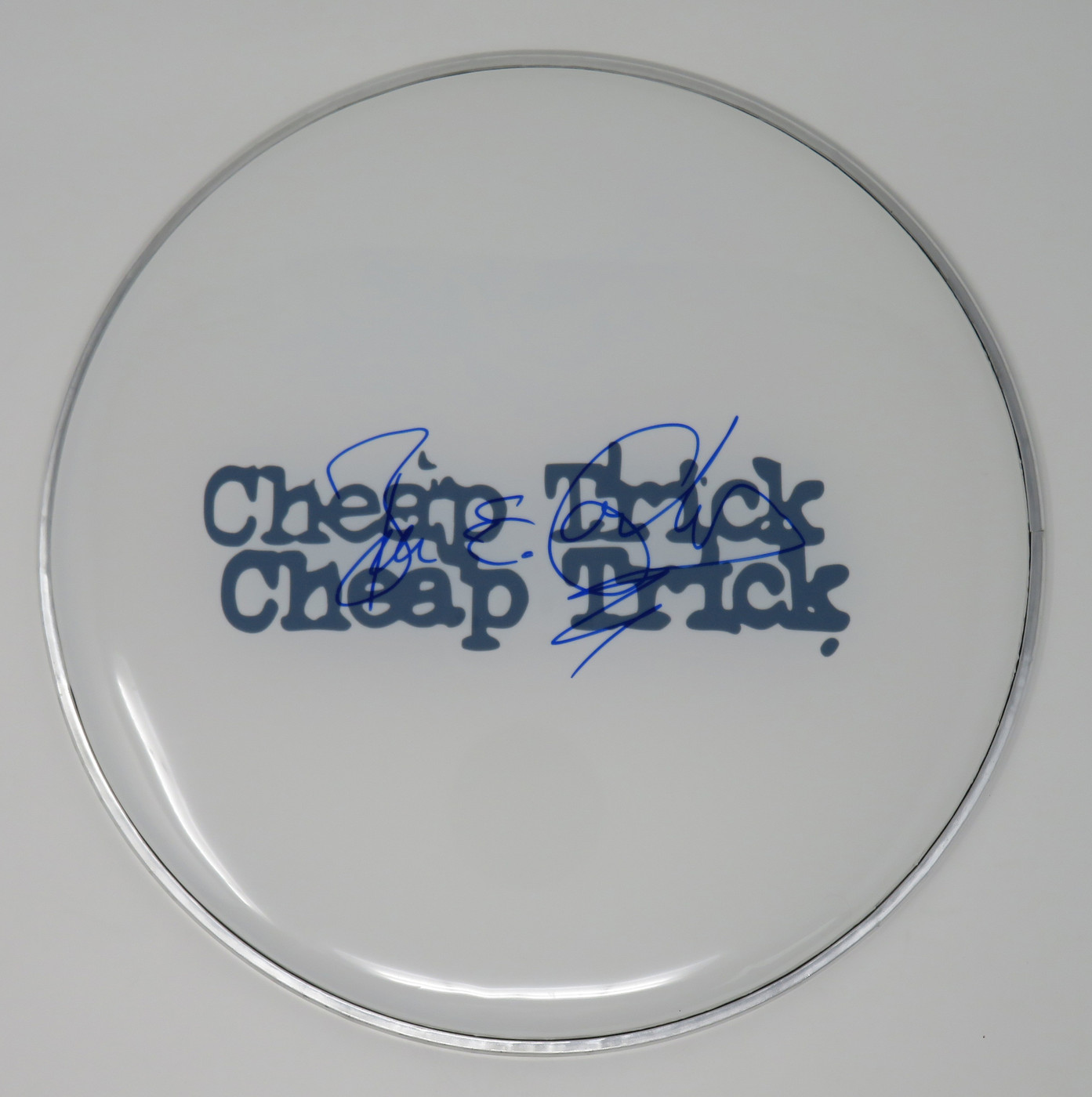Cheap Trick Signed Drumhead FF51589