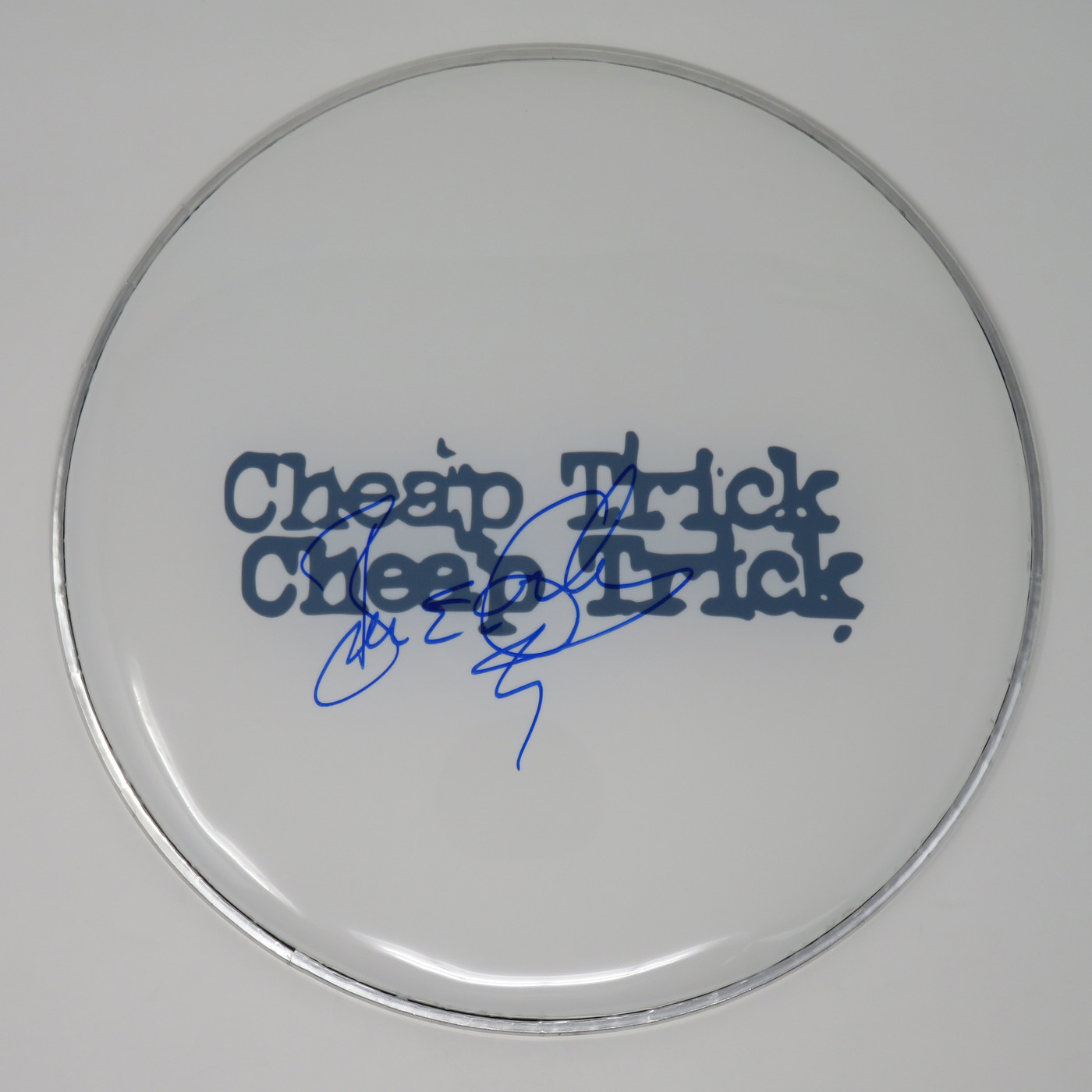 Cheap Trick Signed Drumhead FF51590