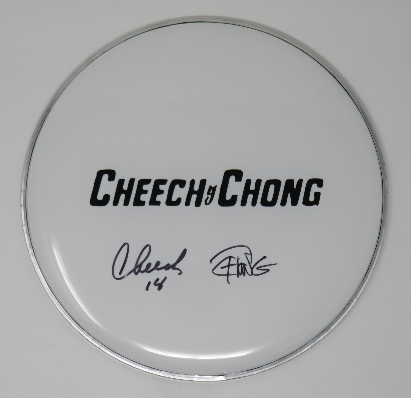 Cheech And Chong Signed Drumhead RR59017
