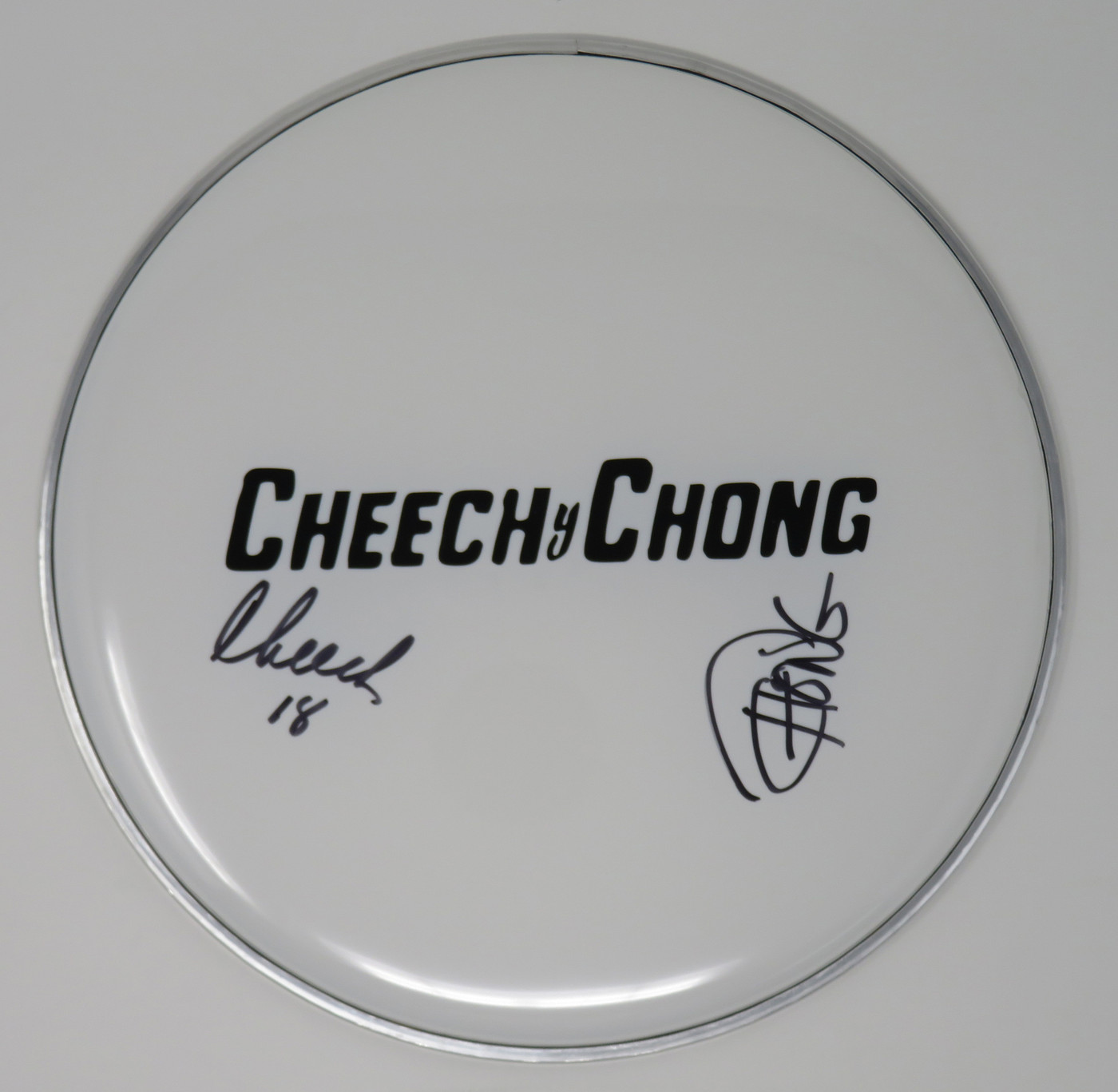 Cheech And Chong Signed Drumhead RR59025