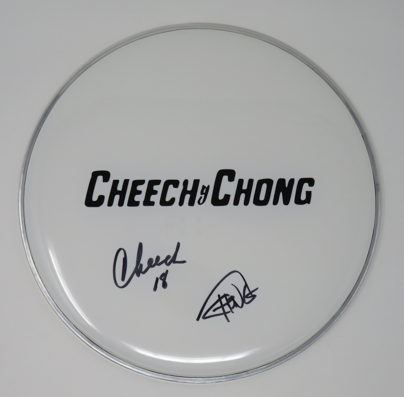 Cheech And Chong Signed Drumhead RR59026