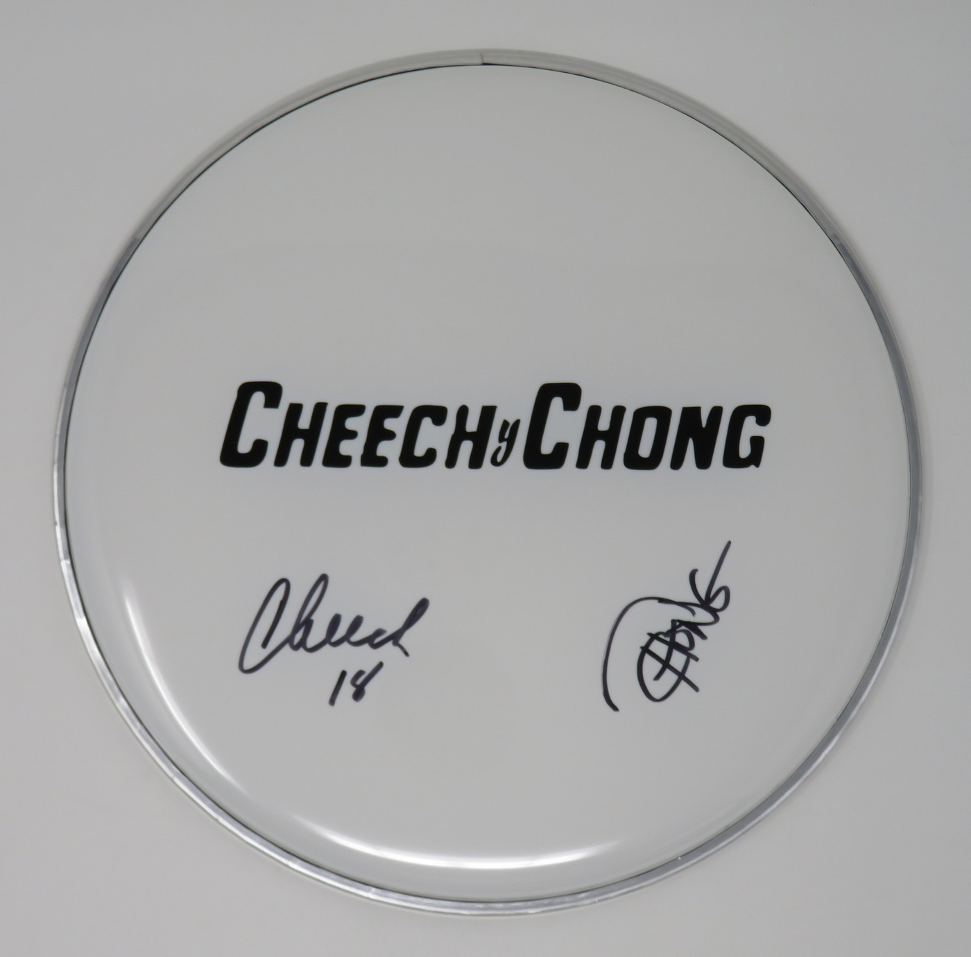 Cheech And Chong Signed Drumhead RR59023