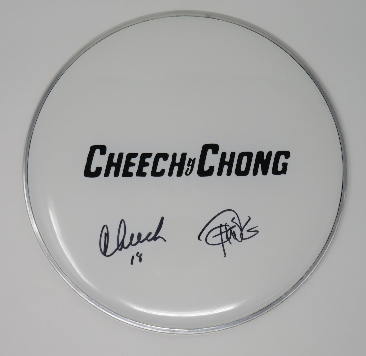 Cheech And Chong Signed Drumhead RR59022