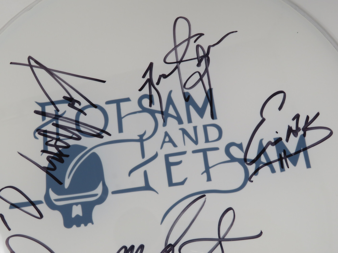 Flotsam And Jetsam Signed Drumhead RR59442