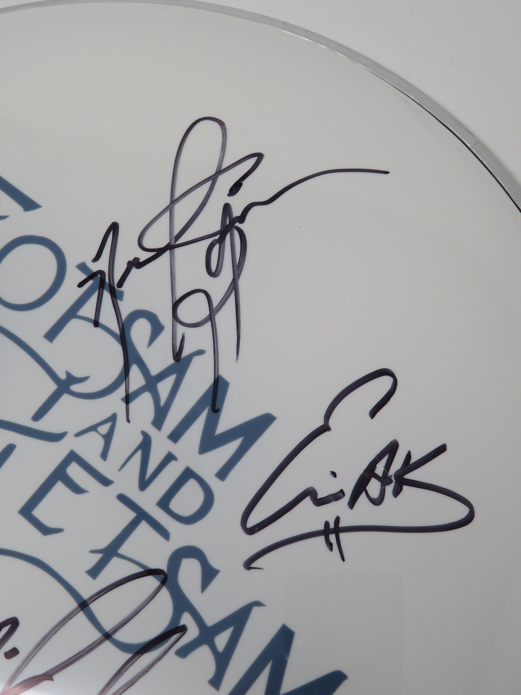 Flotsam And Jetsam Signed Drumhead