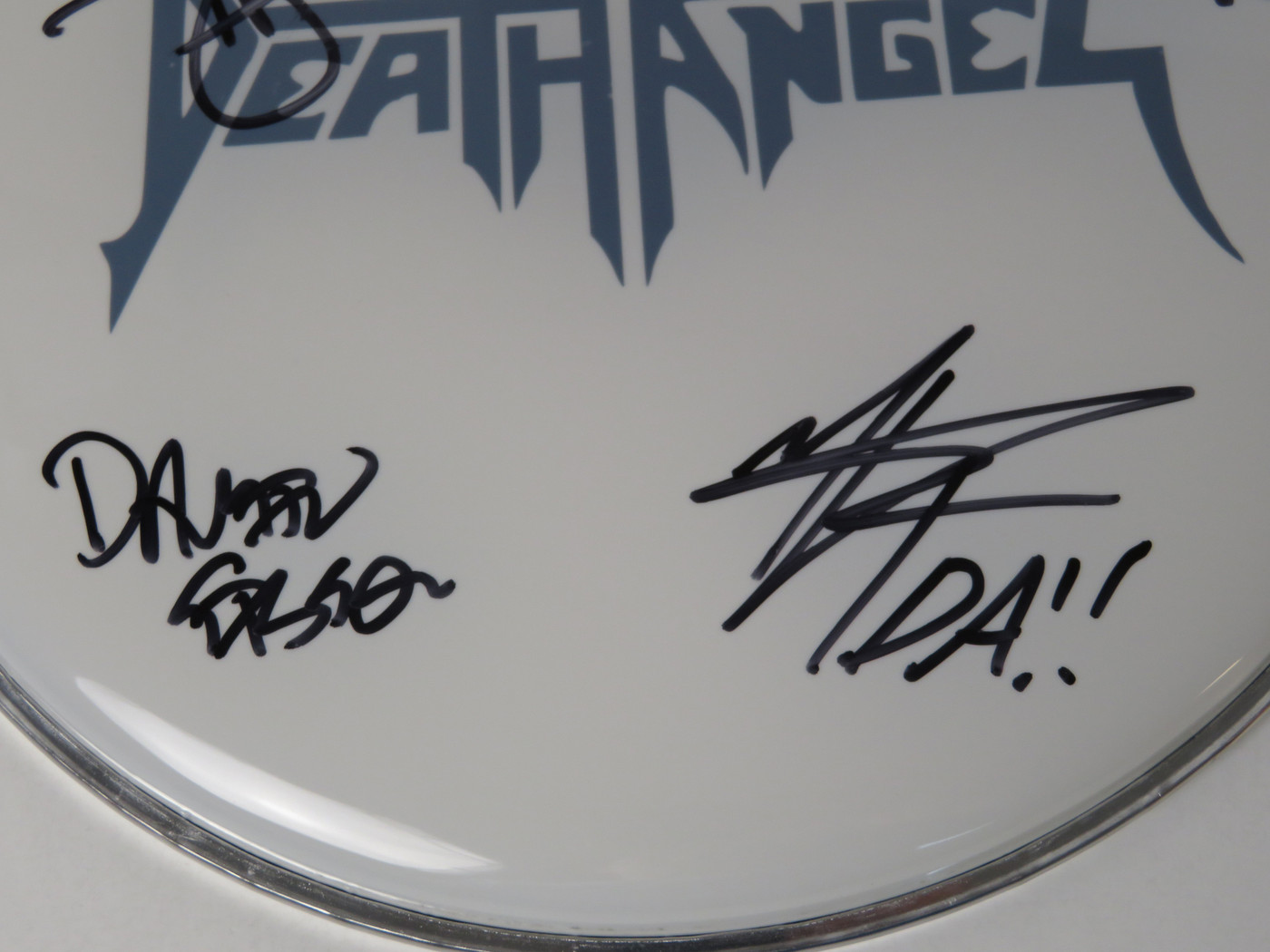Death Angel Signed Drumhead FF52086
