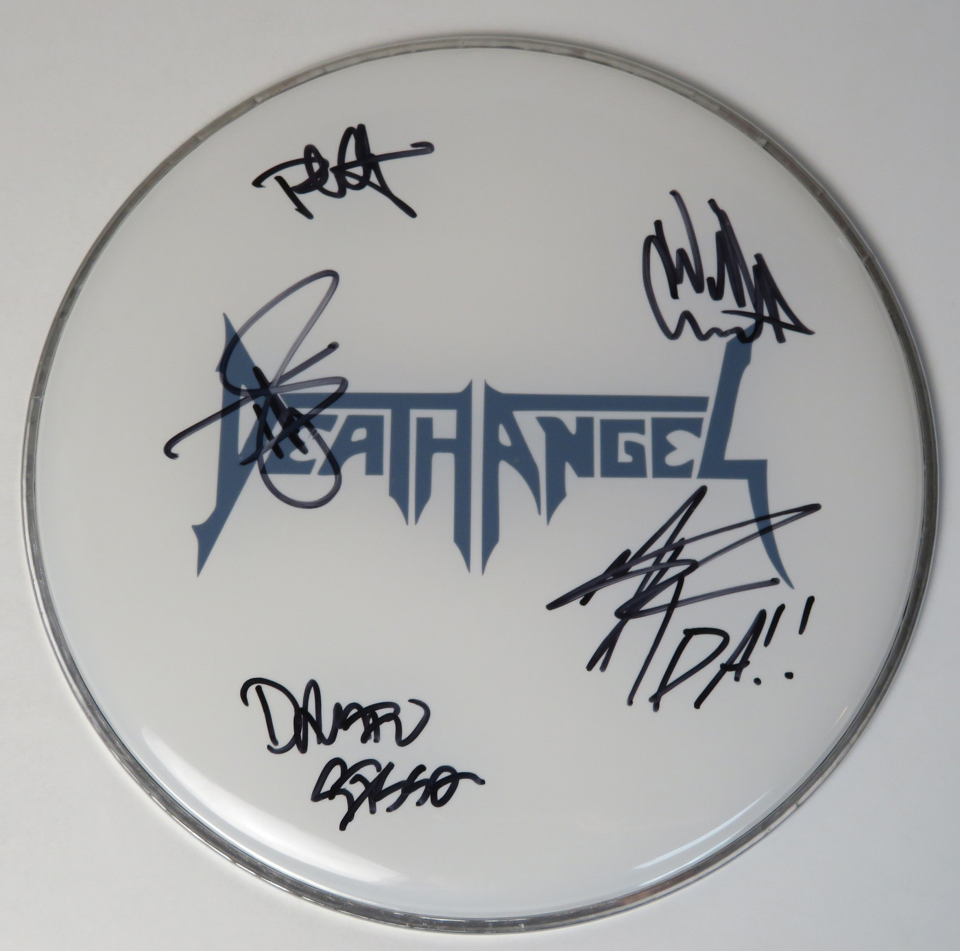 Death Angel Signed Drumhead FF52087