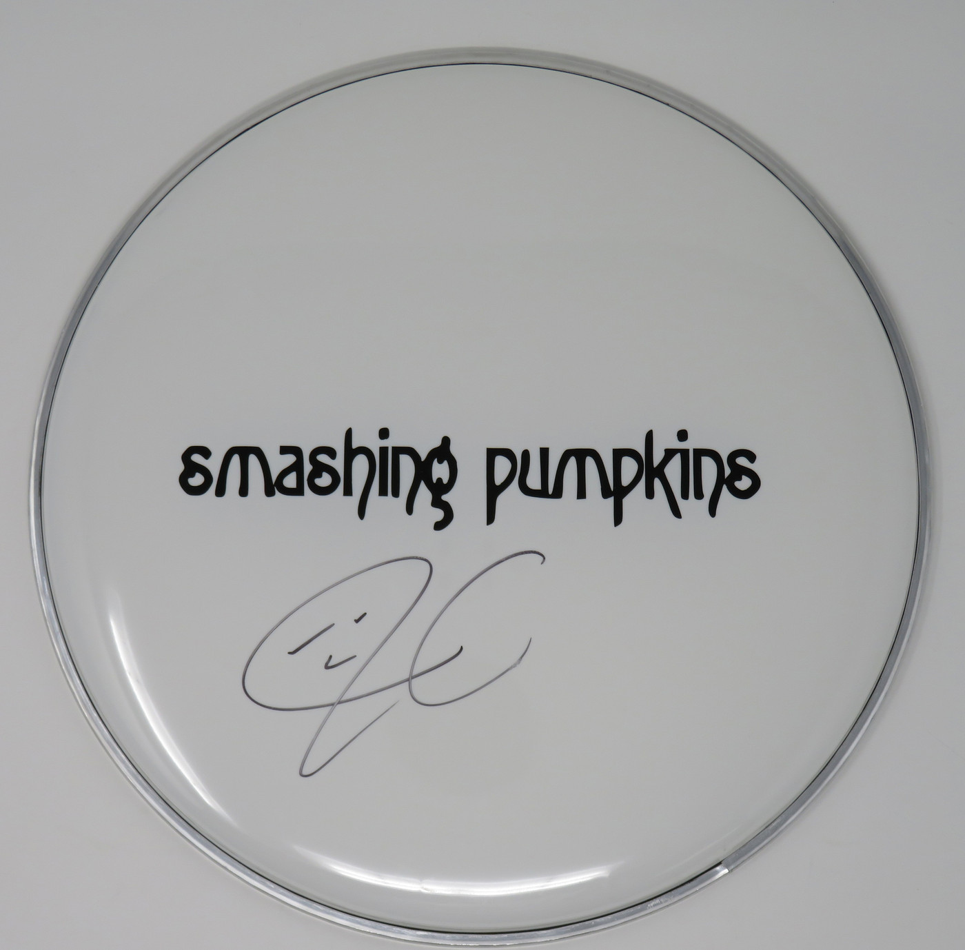 Smashing Pumpkins Signed Drumhead RR58742