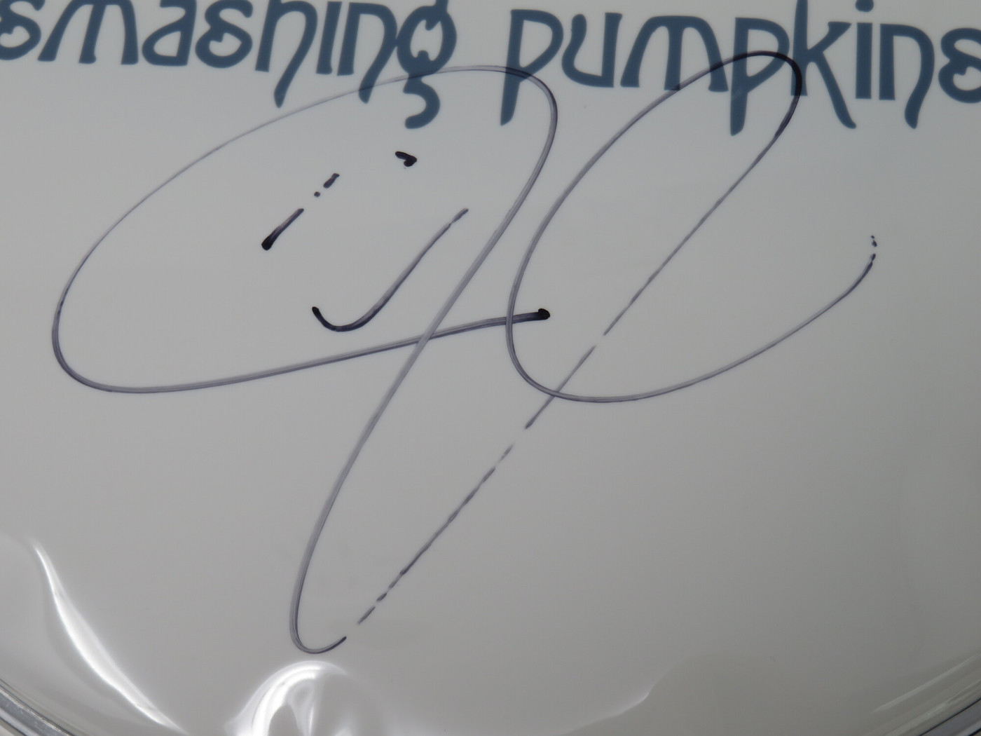 Smashing Pumpkins Signed Drumhead RR58736