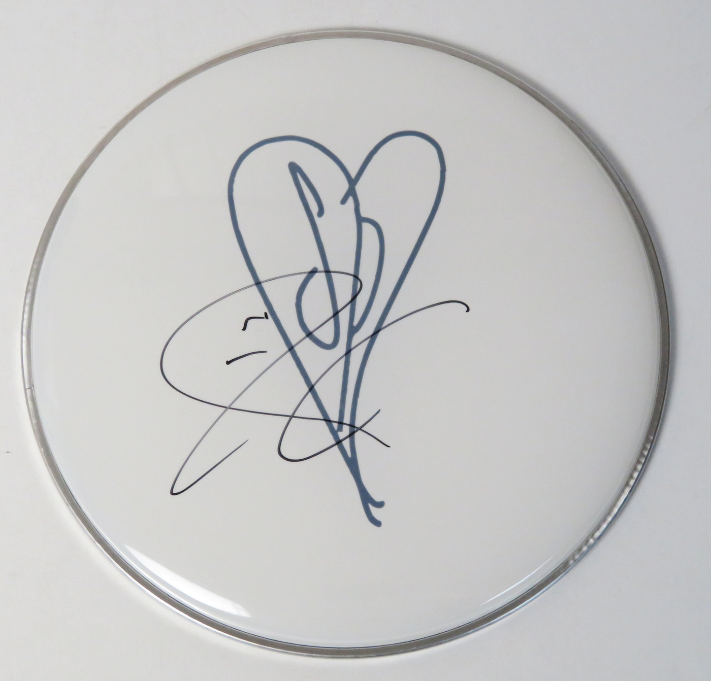 Smashing Pumpkins Signed Drumhead AQ12255