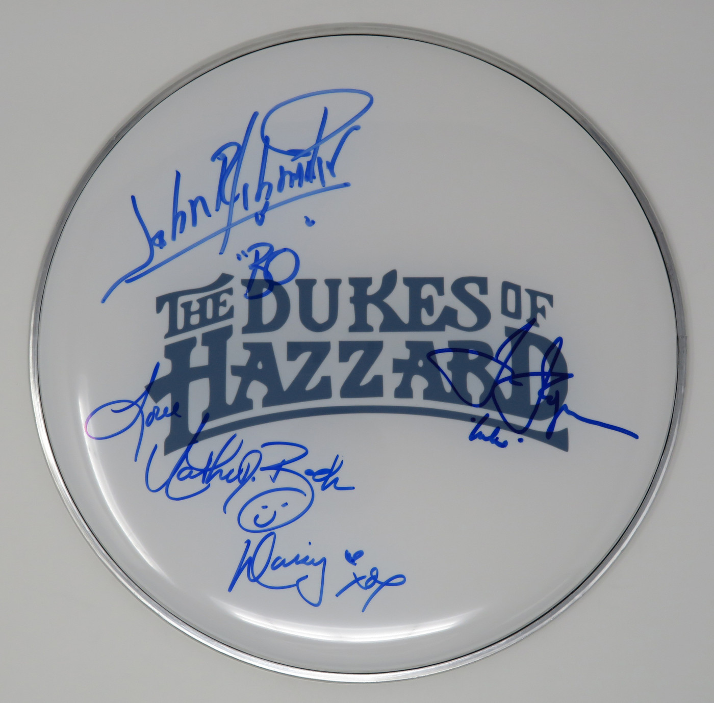 The Dukes Of Hazzard Signed Drumhead LH-RR58830