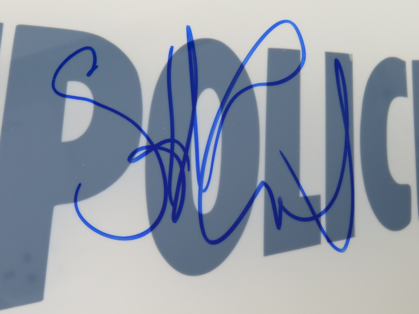 The Police Signed Drumhead FF67988