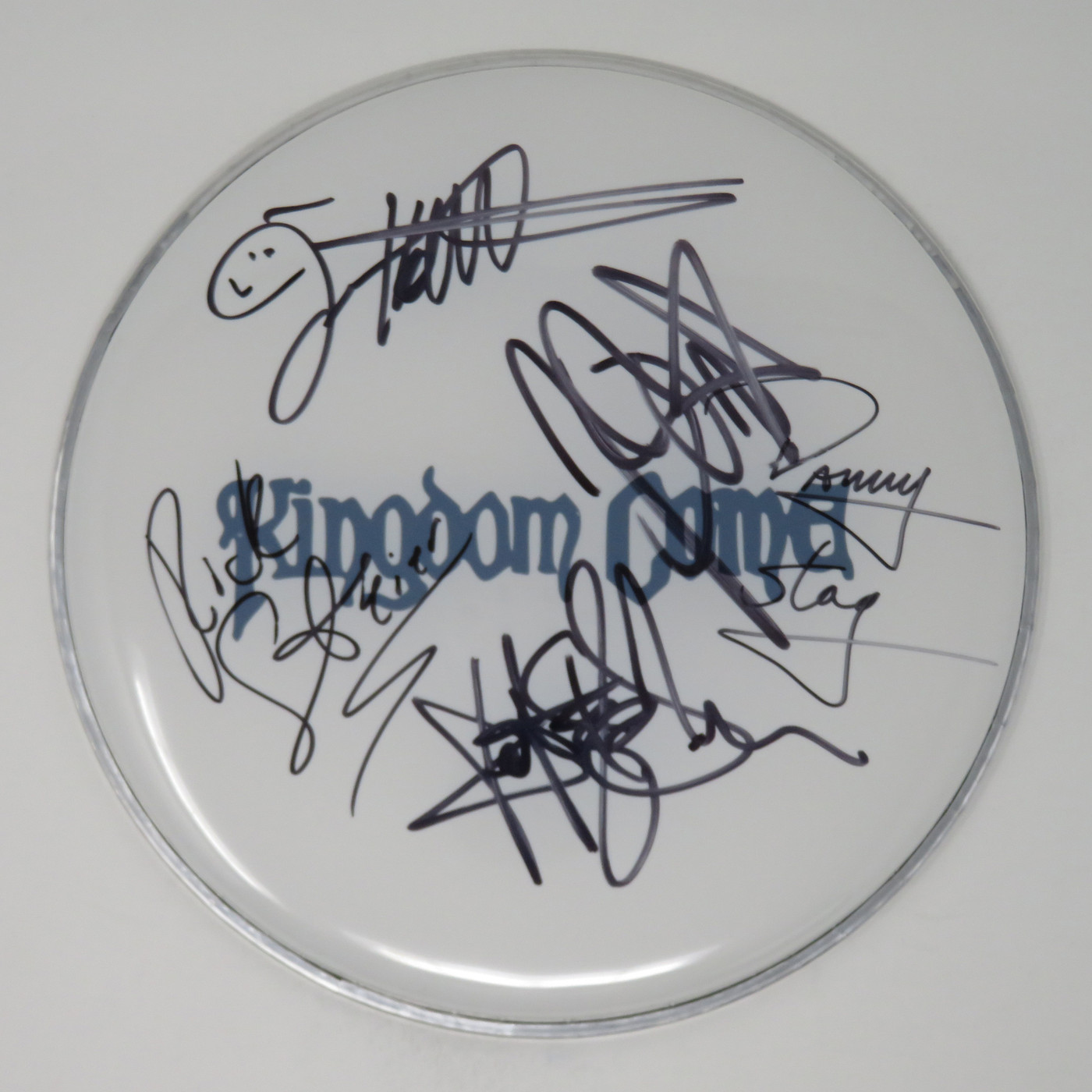 Kingdom Come Signed Drumhead QQ34917