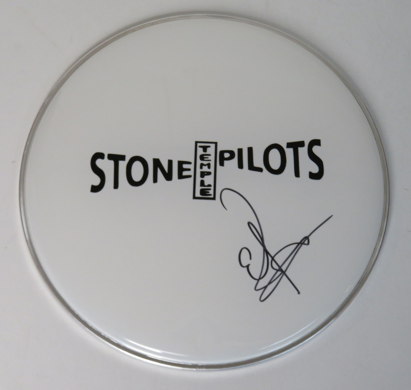 Stone Temple Pilots Signed Drumhead LH-FF52258