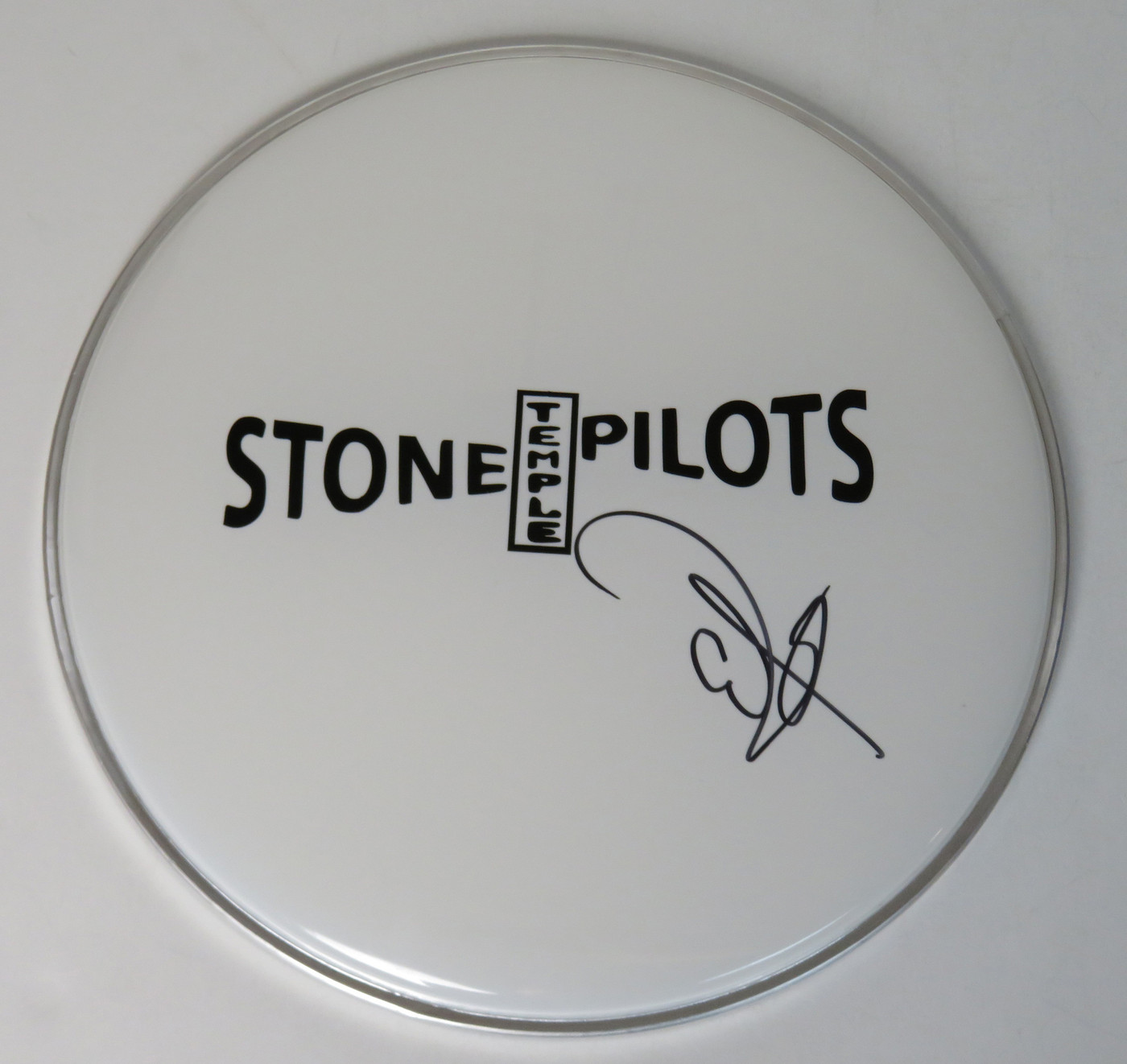 Stone Temple Pilots Signed Drumhead LH-FF52260