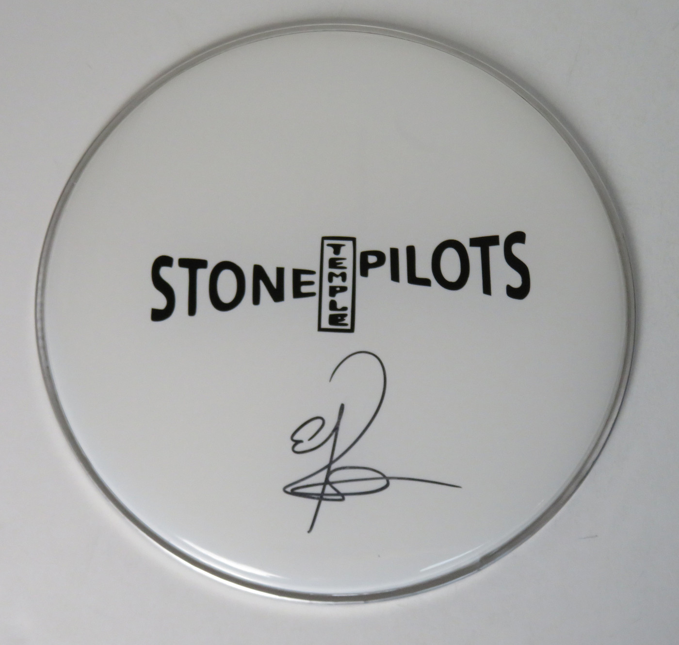 Stone Temple Pilots Signed Drumhead LH-FF52261