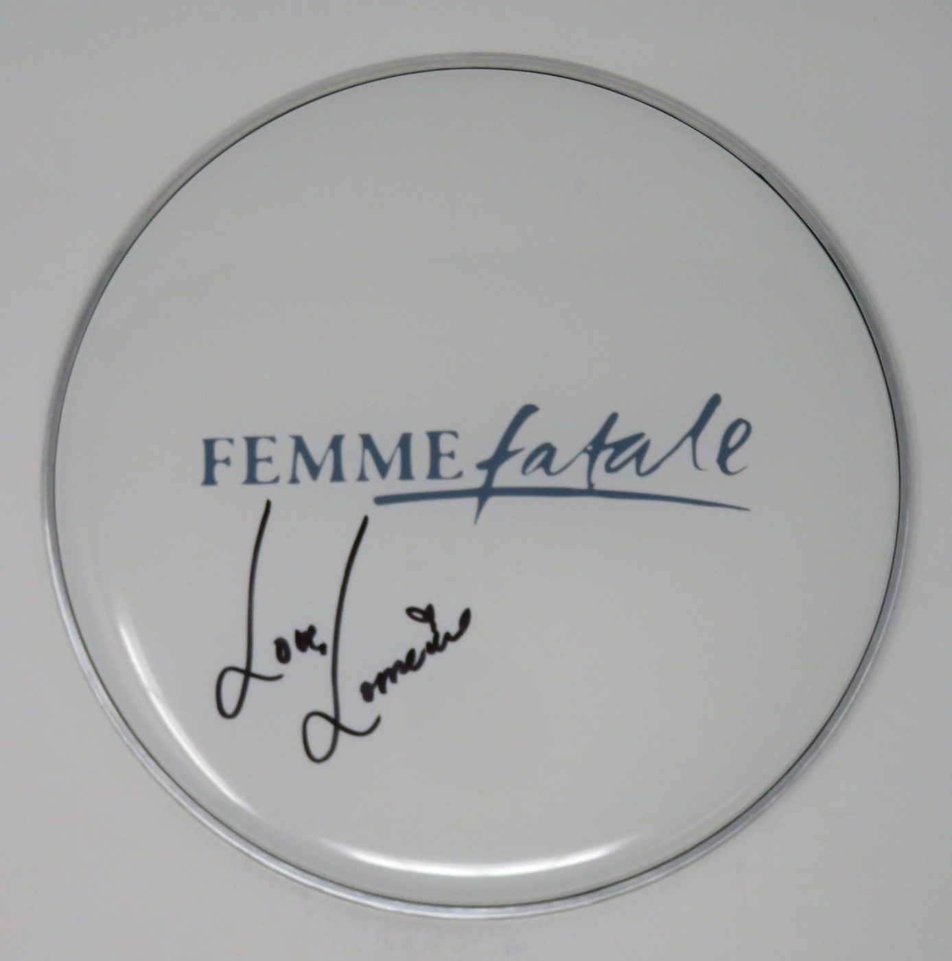 Femme Fatale Signed Drumhead RR59299
