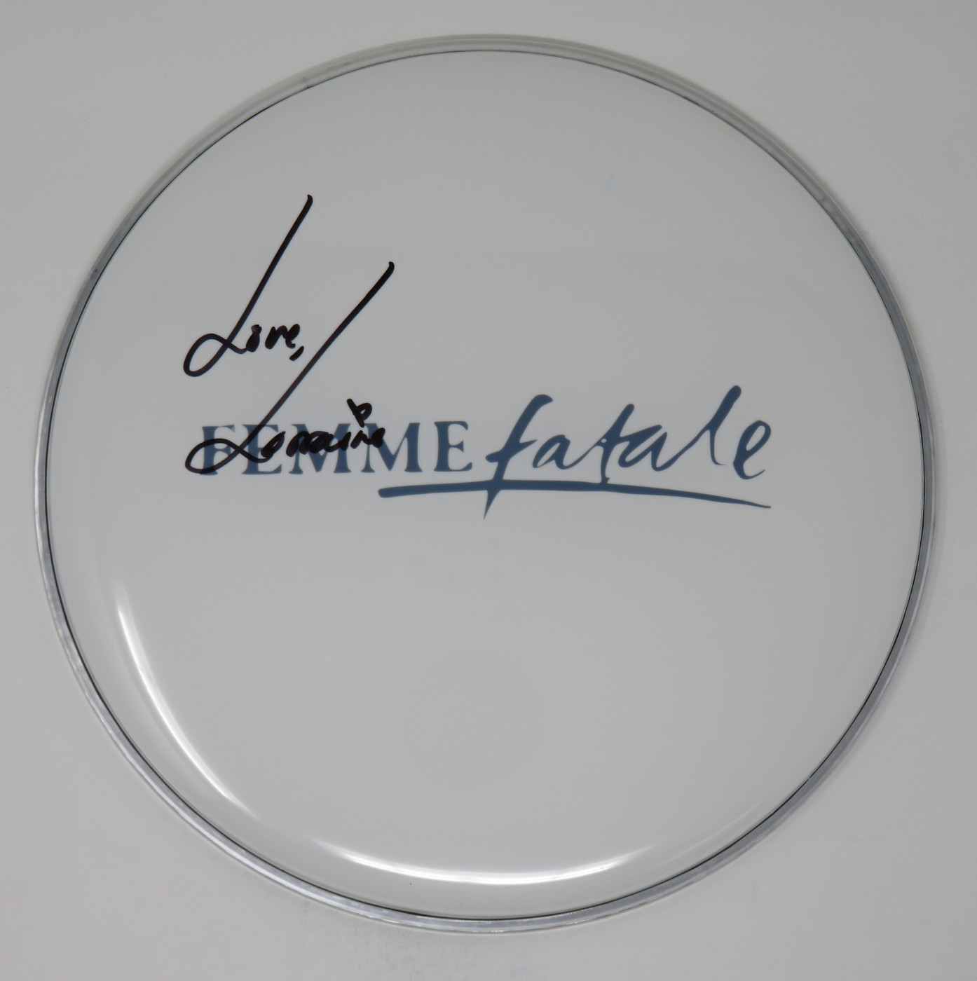 Femme Fatale Signed Drumhead RR59301