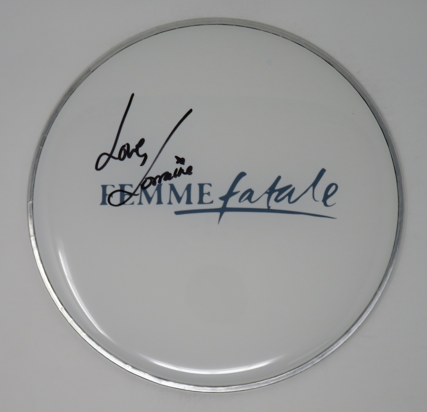 Femme Fatale Signed Drumhead RR59300