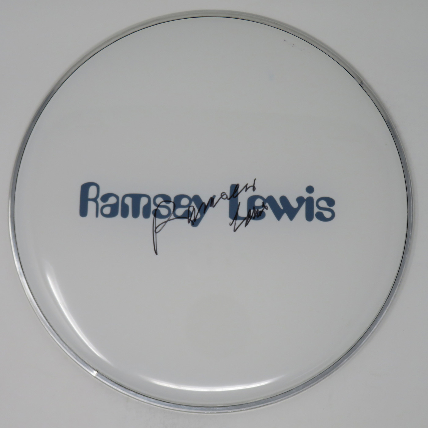 The Ramsey Lewis Trio Signed Drumhead RR59224