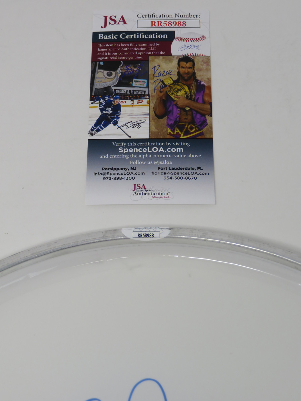 The Outfield Signed Drumhead RR58988