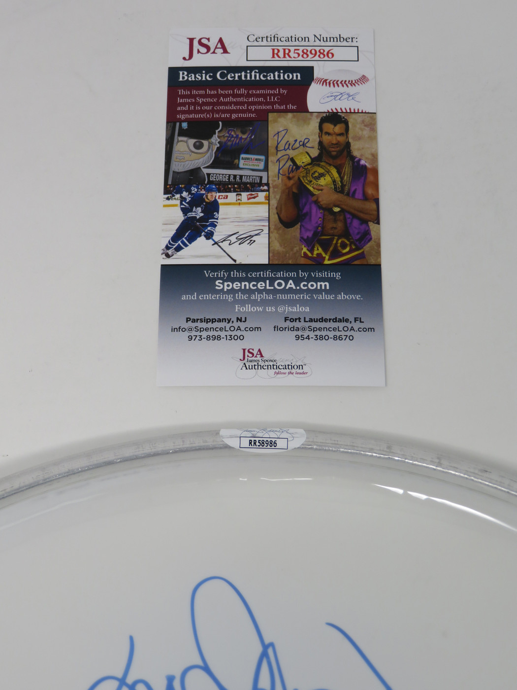 The Outfield Signed Drumhead RR58986