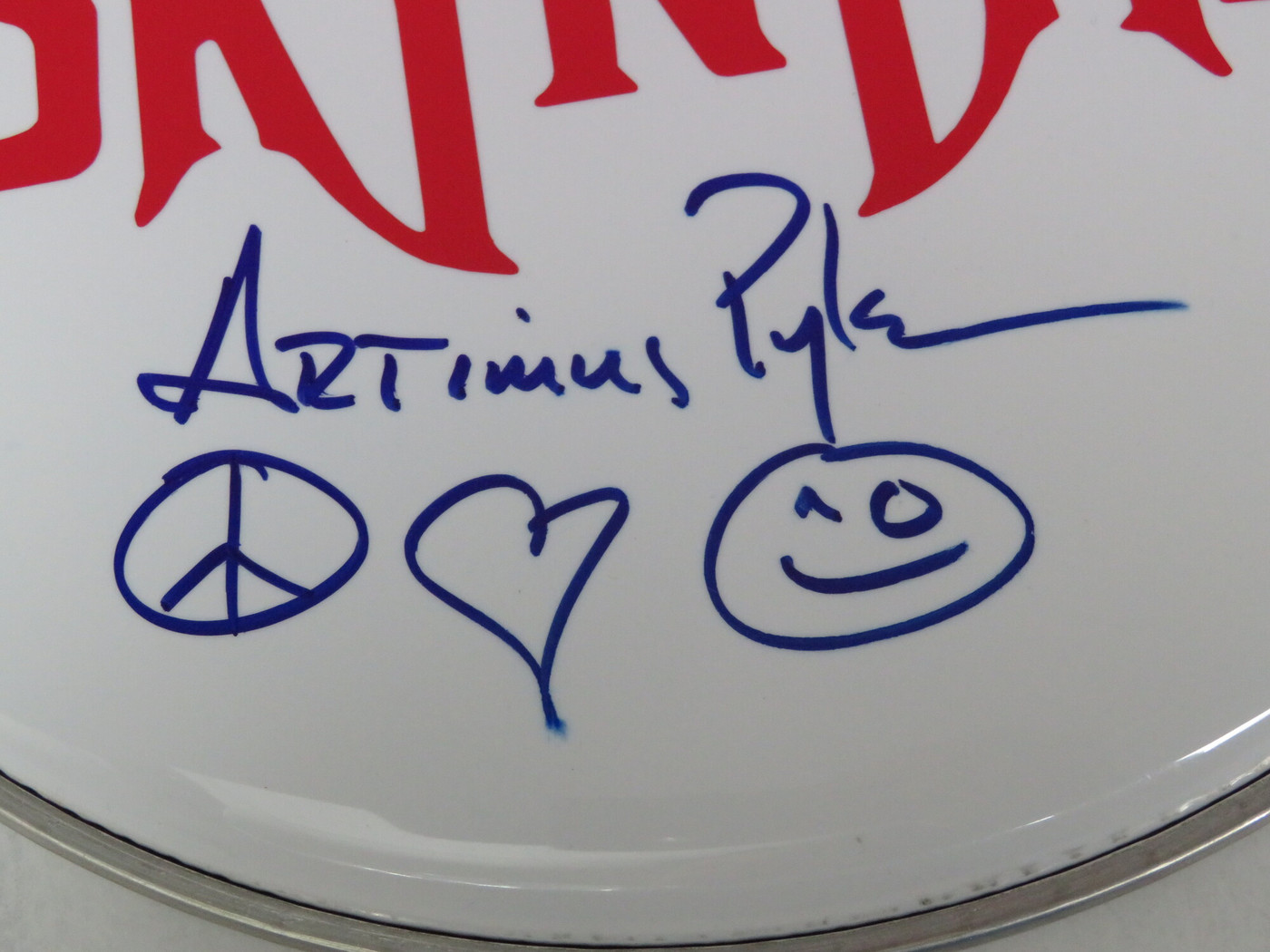 Lynyrd Skynyrd Signed Drumhead RR58934