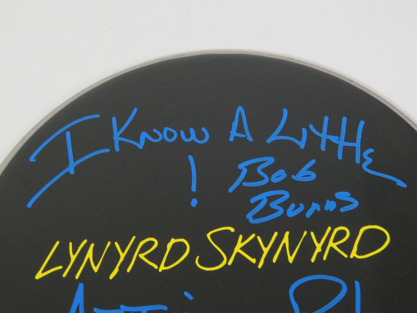 Lynyrd Skynyrd Signed Drumhead RR58897