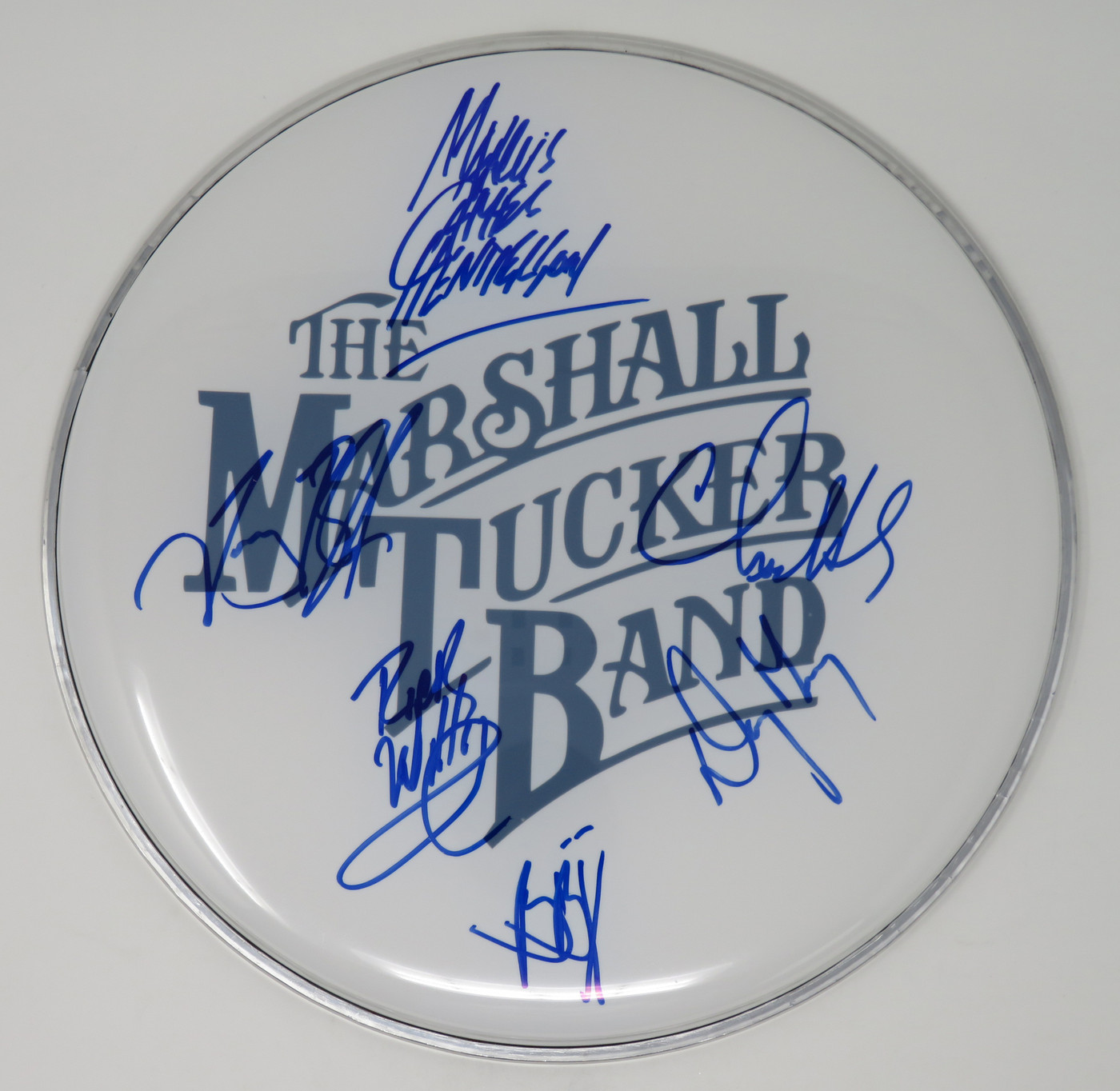 The Marshall Tucker Band Signed Drumhead LH-RR59320