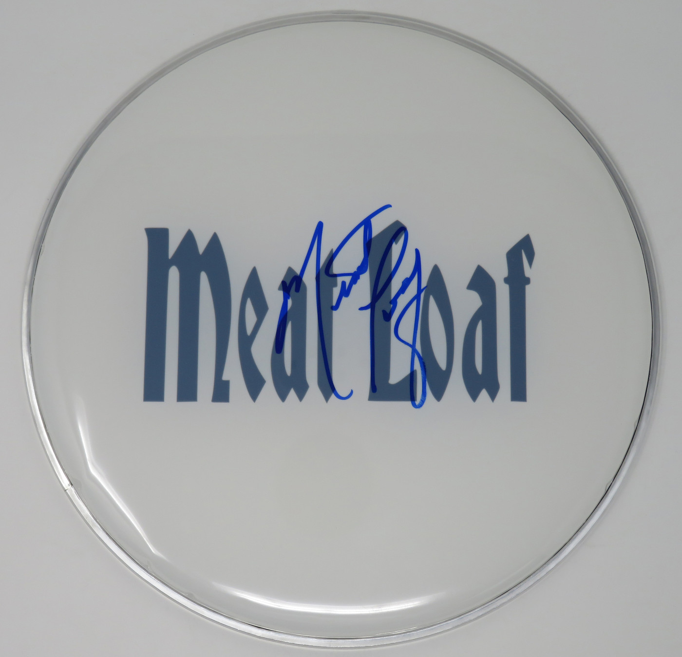 Meat Loaf Signed Drumhead