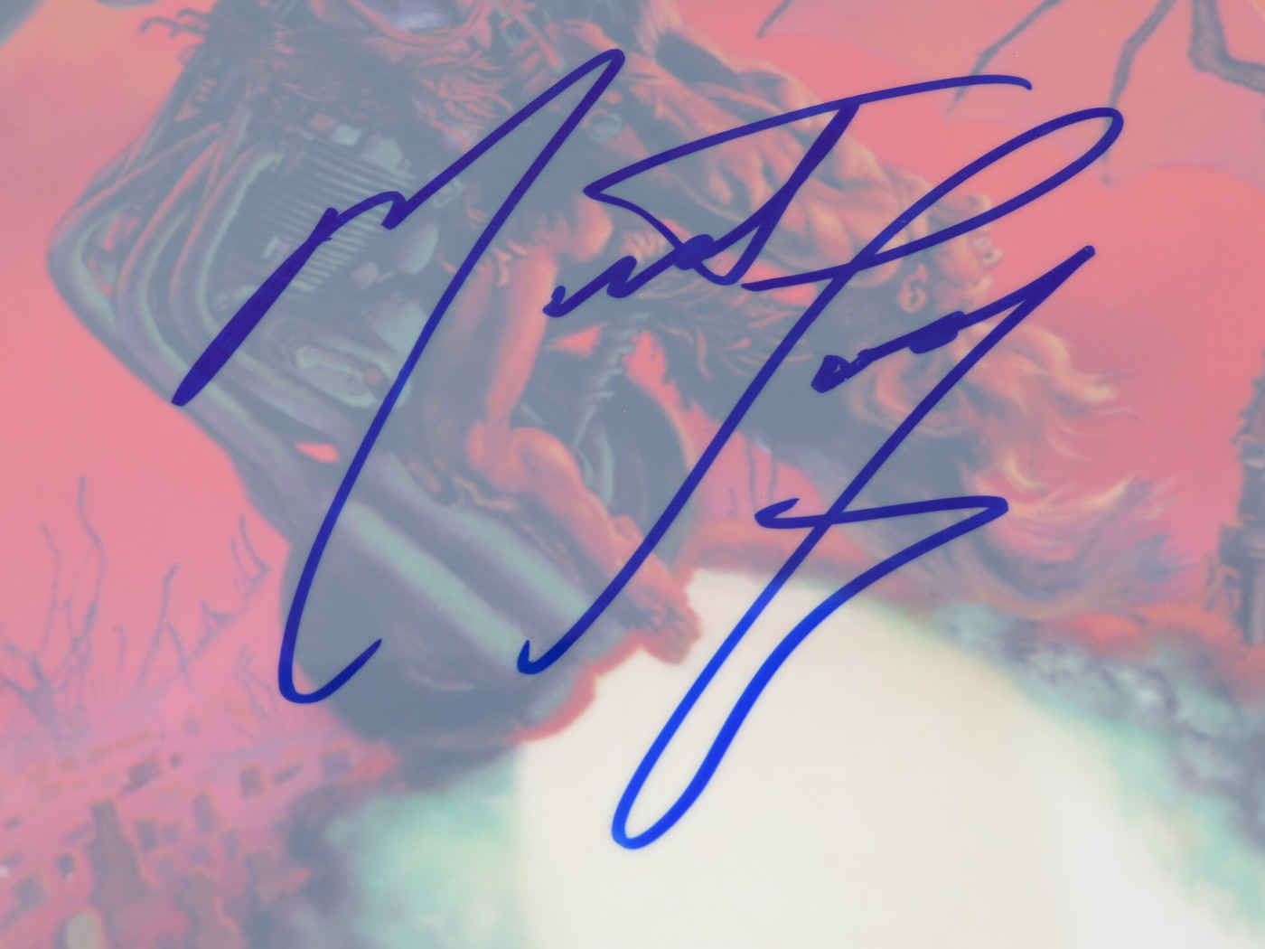 Meat Loaf Signed Drumhead LH-RR58662