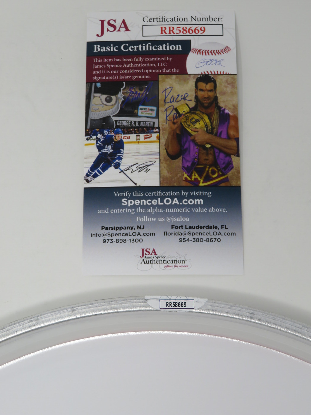 Meat Loaf Signed Drumhead LH-RR58669